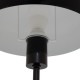 Lampe champignon en métal H38cm SAVIO - Noir