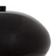 Lampe champignon en métal H38cm SAVIO - Noir