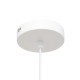 Suspension en verre D25cm TRAVIS - Blanc