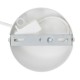 Suspension en verre D25cm TRAVIS - Blanc