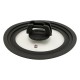 Couvercle universel avec repose cuillère D16/18/20cm SILITOP - Noir