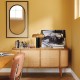 Buffet 4 portes KISCO - Bois et rotin