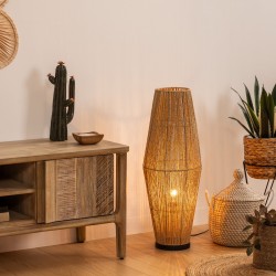 Lampadaire corde H83cm AISSA, NAM-NAM - Naturel