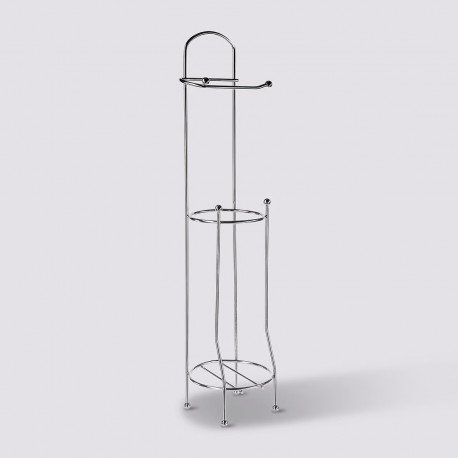 Dérouleur de papier WC en métal chromé