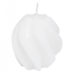 Bougie twist WILD ROMANCE - Blanc