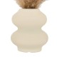 Composition pampa avec vase GLEN - Blanc