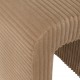 Pouf en velours côtelé SEVI - Beige