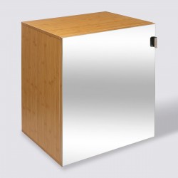 Meuble haut avec porte miroir BATH N MODUL - Bois