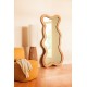 Miroir organique en rotin 179X86cm MAGGIE - Naturel