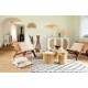 Fauteuil en rotin et teck TIMOR, POÉSIE À L'ANGLAISE - Beige marron