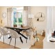 Suspension en verre D25cm TRAVIS - Blanc