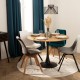 Table à manger ronde D102cm ELIAS - Bois