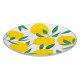 Assiette plate en porcelaine D27cm CITRONS