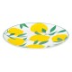 Assiette de dessert en porcelaine D19cm CITRONS