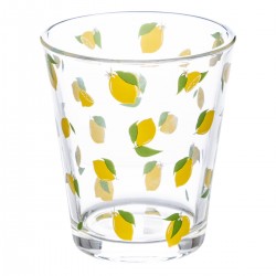 Gobelet bas en verre CITRONS