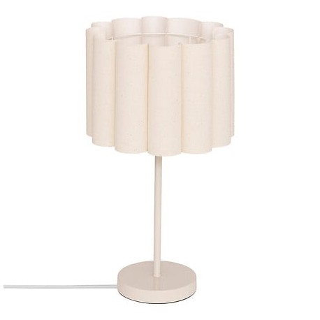 Lampe droite en tissu H49cm RONA - Beige