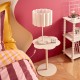 Lampe droite en tissu H49cm RONA - Beige