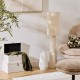 Lampadaire en bouclette H124cm RONA - Crème
