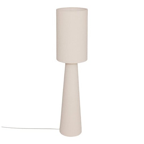 Lampadaire en bouclette H124cm RONA - Crème