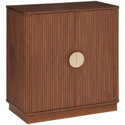 Buffet 2 portes WANY - Bois effet noyer