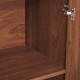 Buffet 2 portes WANY - Bois effet noyer
