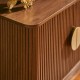 Meuble TV WANY - Bois effet noyer