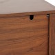 Meuble TV WANY - Bois effet noyer