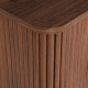 Meuble TV WANY - Bois effet noyer