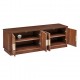 Meuble TV WANY - Bois effet noyer