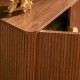 Meuble TV WANY - Bois effet noyer