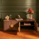 Meuble TV WANY - Bois effet noyer