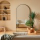 Miroir arche 177X91cm ALICE - Noir