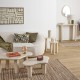 Lot de 2 tables basses OLAO - Ivoire