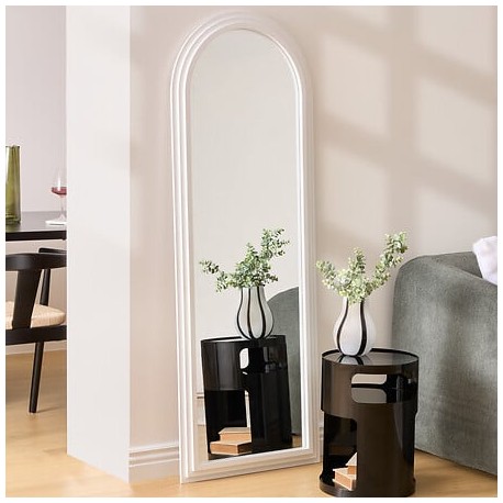 Miroir arche 160X58cm EMILY - Blanc