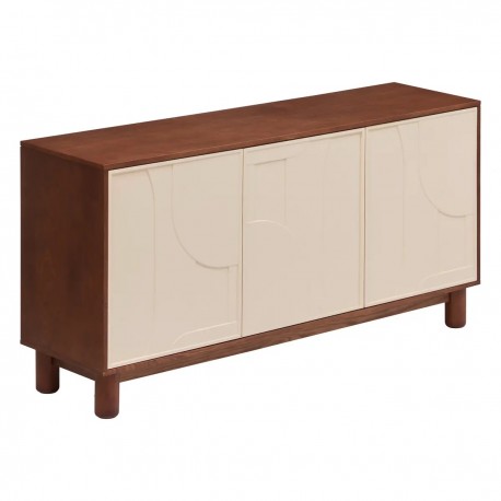 Buffet 3 portes JILANI - Marron