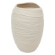 Vase en céramique H31,5cm PRUDI - Ivoire