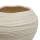Vase en céramique H20cm PRUDI - Ivoire