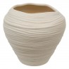 Vase en céramique H20cm PRUDI - Ivoire