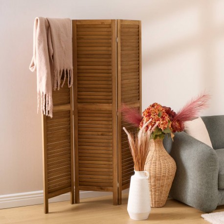 Paravent en bois 170X120cm - Bois