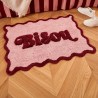 Tapis tufté 90X60cm CHERRY - Rose