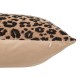 Coussin en velours 40X40cm LYNRA - Motifs léopard