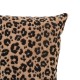 Coussin en velours 40X40cm LYNRA - Motifs léopard