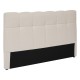 Tête de lit en tissu 160X100cm WILM - Argile