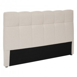 Tête de lit en tissu 160X100cm WILM - Argile