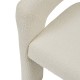 Fauteuil en bouclette AMOS - Blanc