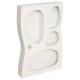 Étagère organique CHESNI - Blanc