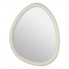 Miroir organique 60X47cm CHESNI - Blanc