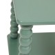 Table à café avec étagère CHAMLO - Vert olive