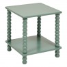 Table à café avec étagère CHAMLO - Vert olive