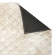 Tapis fourrure 90X60cm ADRIEL - Beige